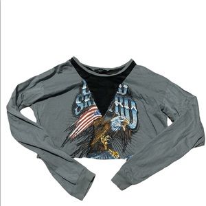 Cropped Lyndard Skynard Shirt